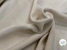 GABARDINE LEGÈREMENT STRIÉE SOUPLE POLYESTER OAT MEAT 130CM - My Little Coupon