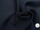 GABARDINE LEGÈREMENT STRIÉE SOUPLE POLYESTER OCÉAN BLUE 130CM - My Little Coupon