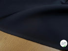 GABARDINE LEGÈREMENT STRIÉE SOUPLE POLYESTER OCÉAN BLUE 130CM - My Little Coupon