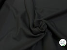GABARDINE LOURDE POLYCOTON LÉGÈREMENT SATINÉE ET STRIÉE NOIR TRÈS BELLE TENUE - My Little Coupon