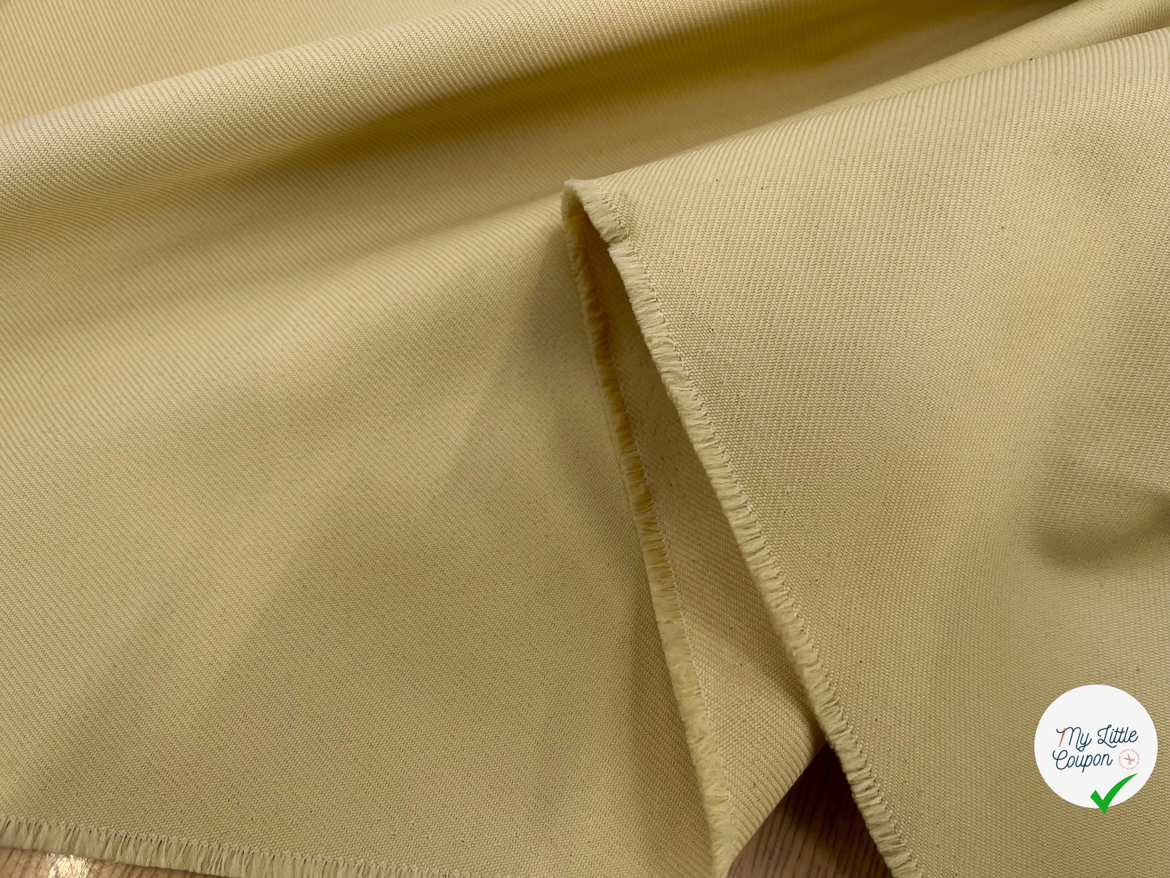 GABARDINE LOURDE STRIÉE BUTTER MILK JAPAN - My Little Coupon