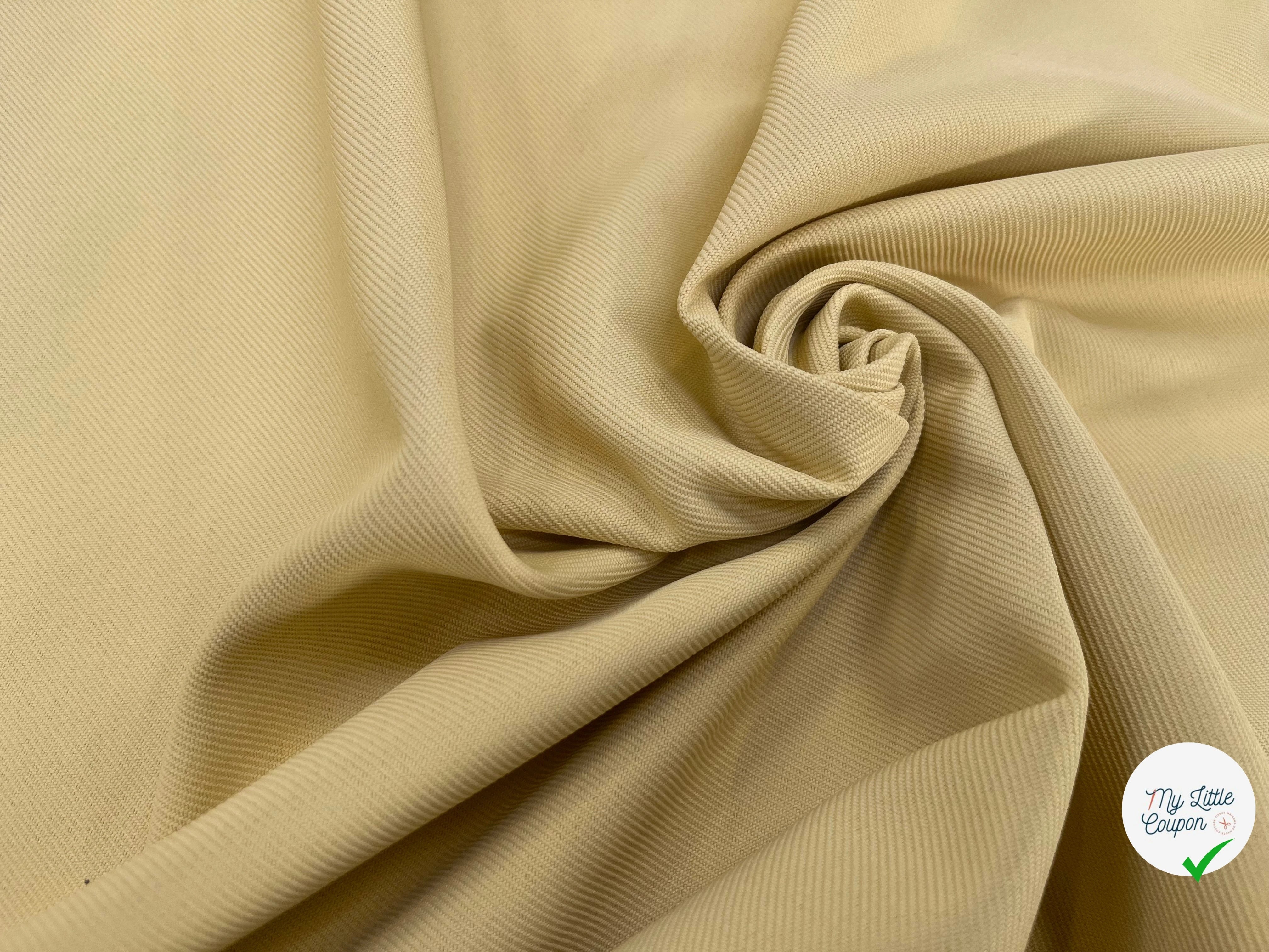 GABARDINE LOURDE STRIÉE BUTTER MILK JAPAN - My Little Coupon