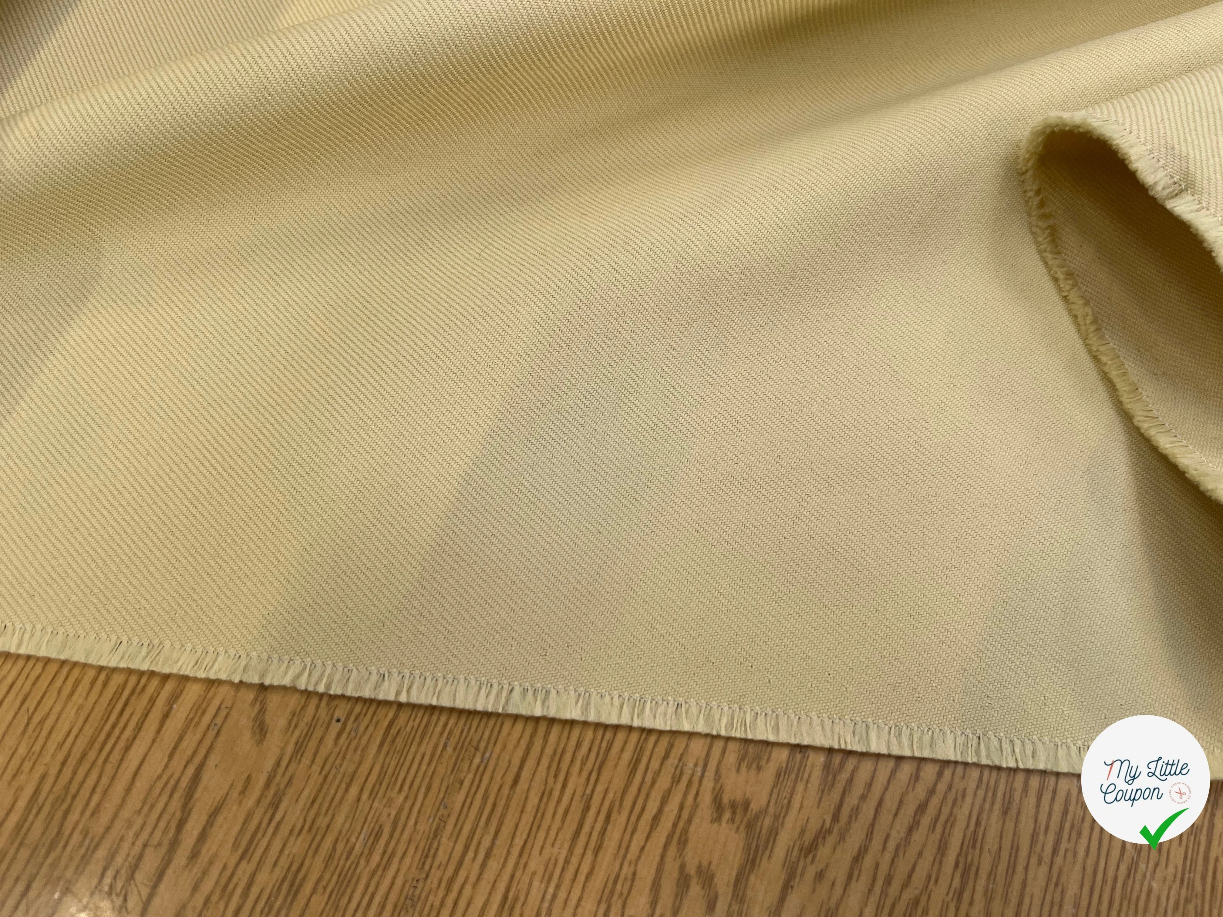 GABARDINE LOURDE STRIÉE BUTTER MILK JAPAN - My Little Coupon