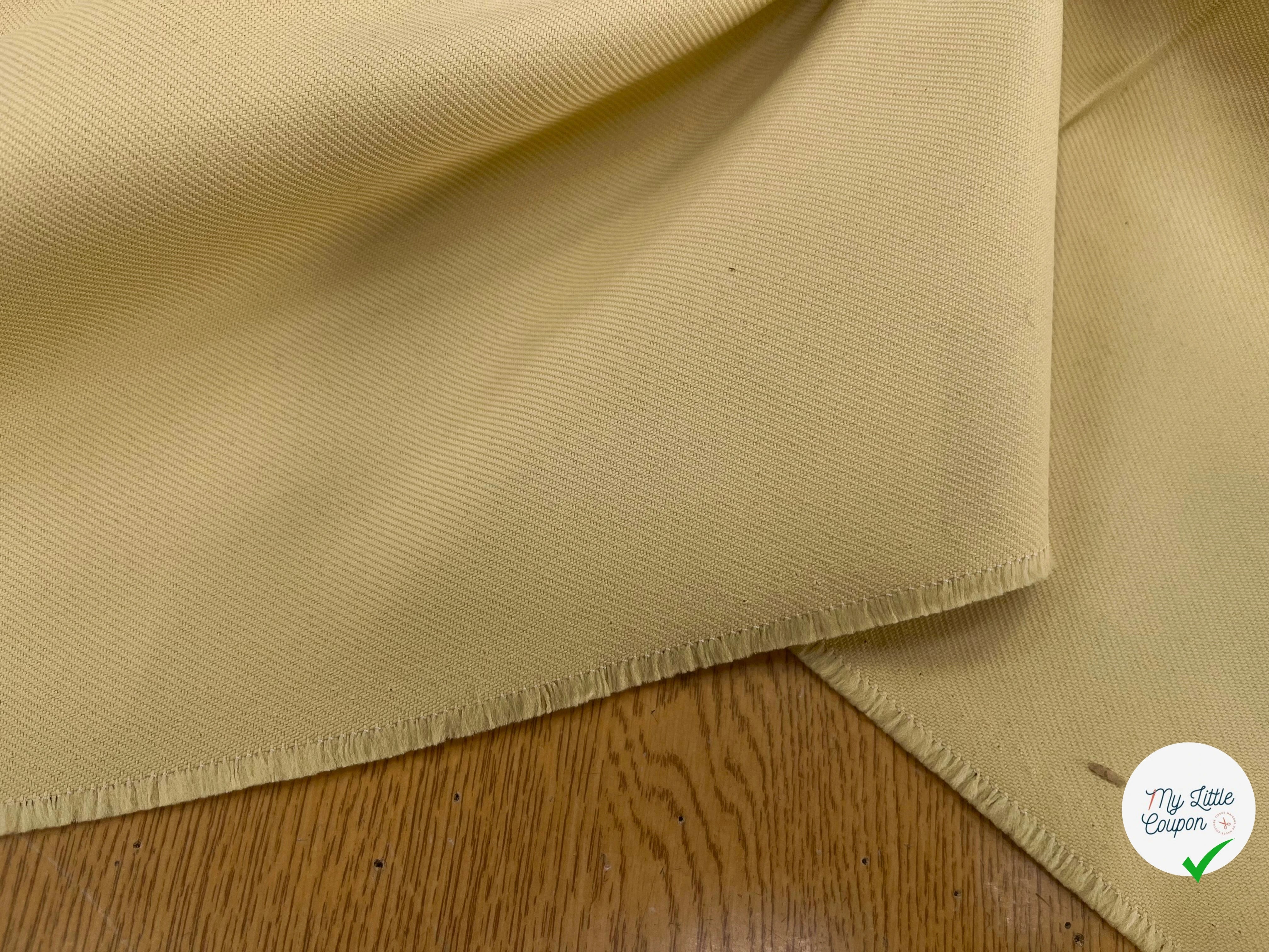 GABARDINE LOURDE STRIÉE BUTTER MILK JAPAN - My Little Coupon