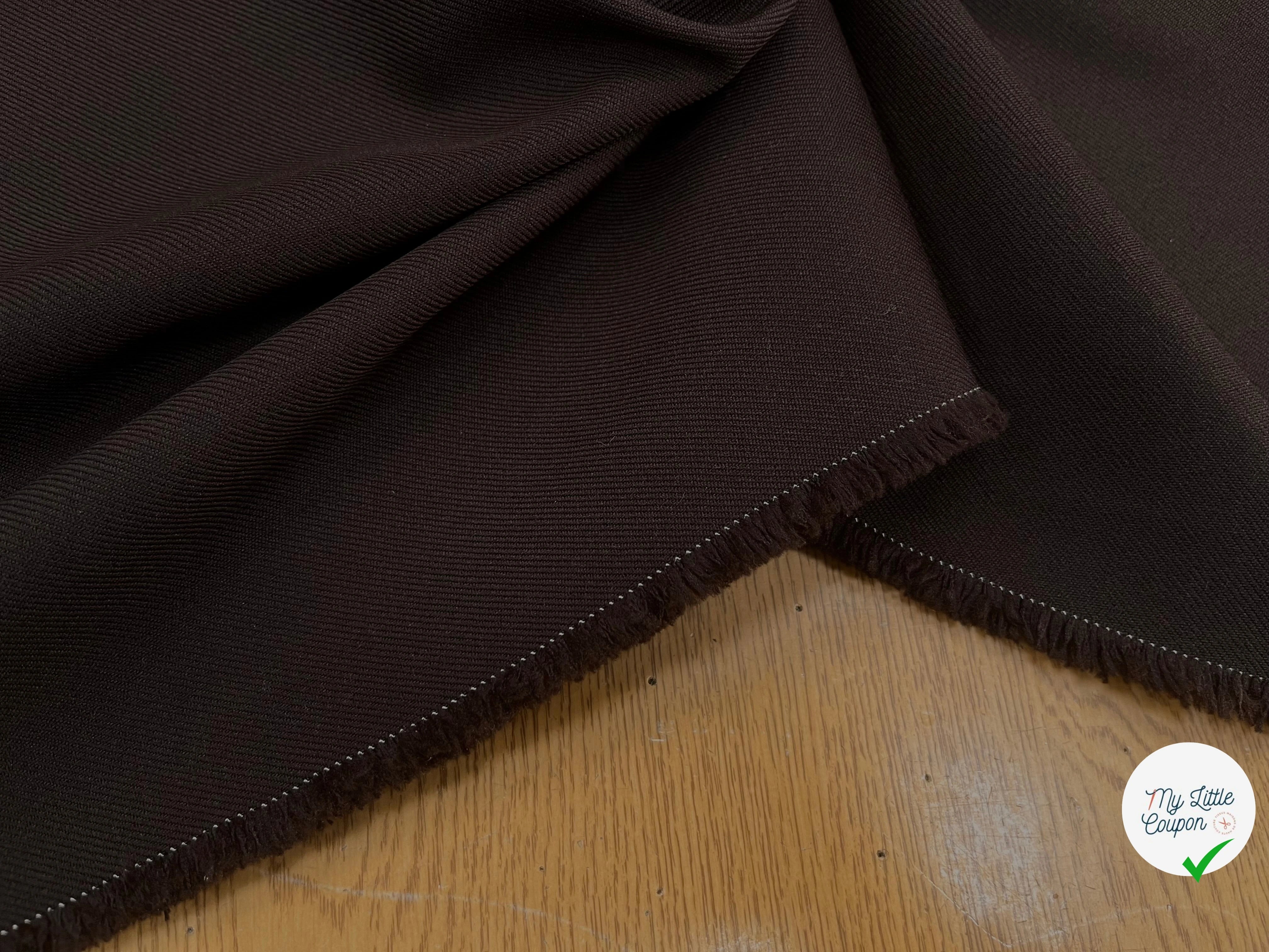 GABARDINE LOURDE STRIÉE CHOCOLAT 1983 JAPAN - My Little Coupon