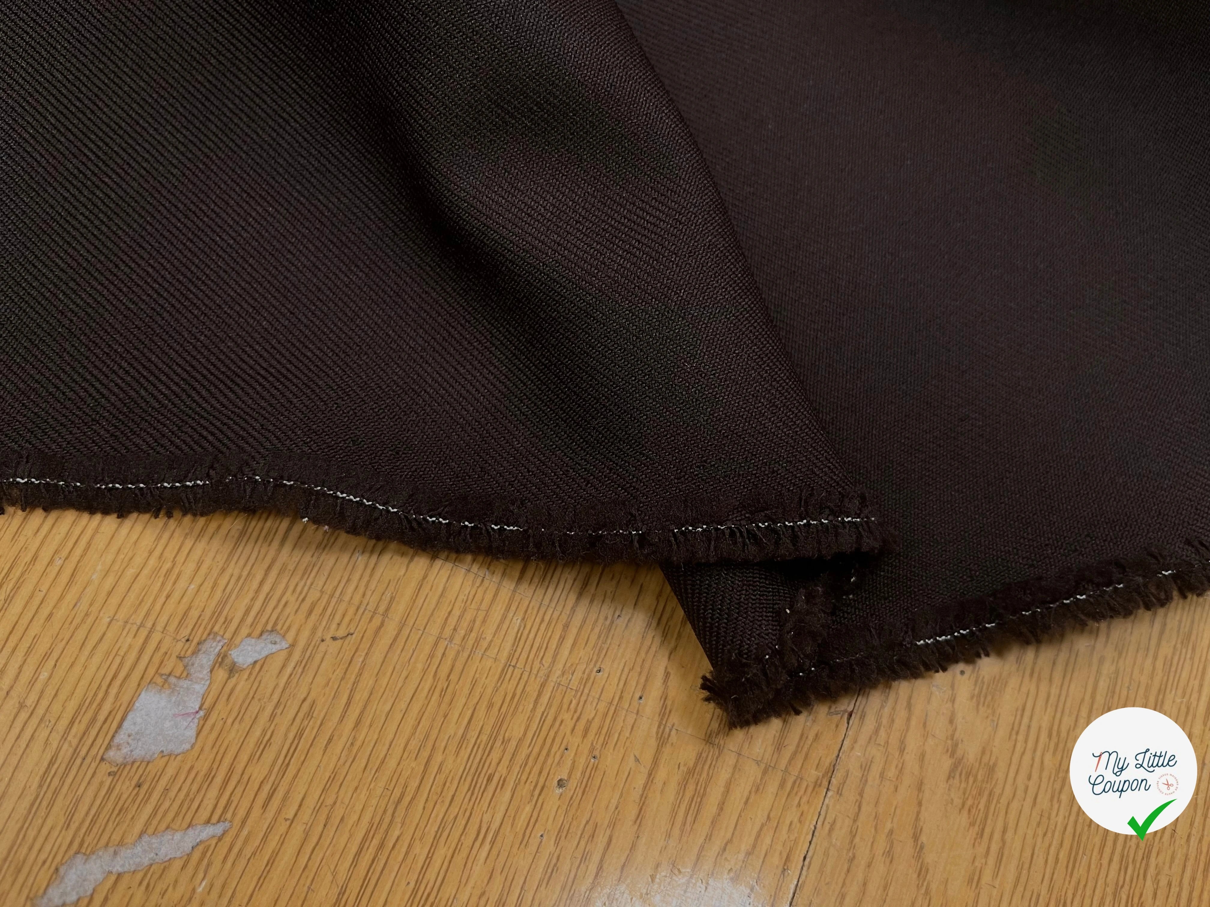 GABARDINE LOURDE STRIÉE CHOCOLAT JAPAN - My Little Coupon