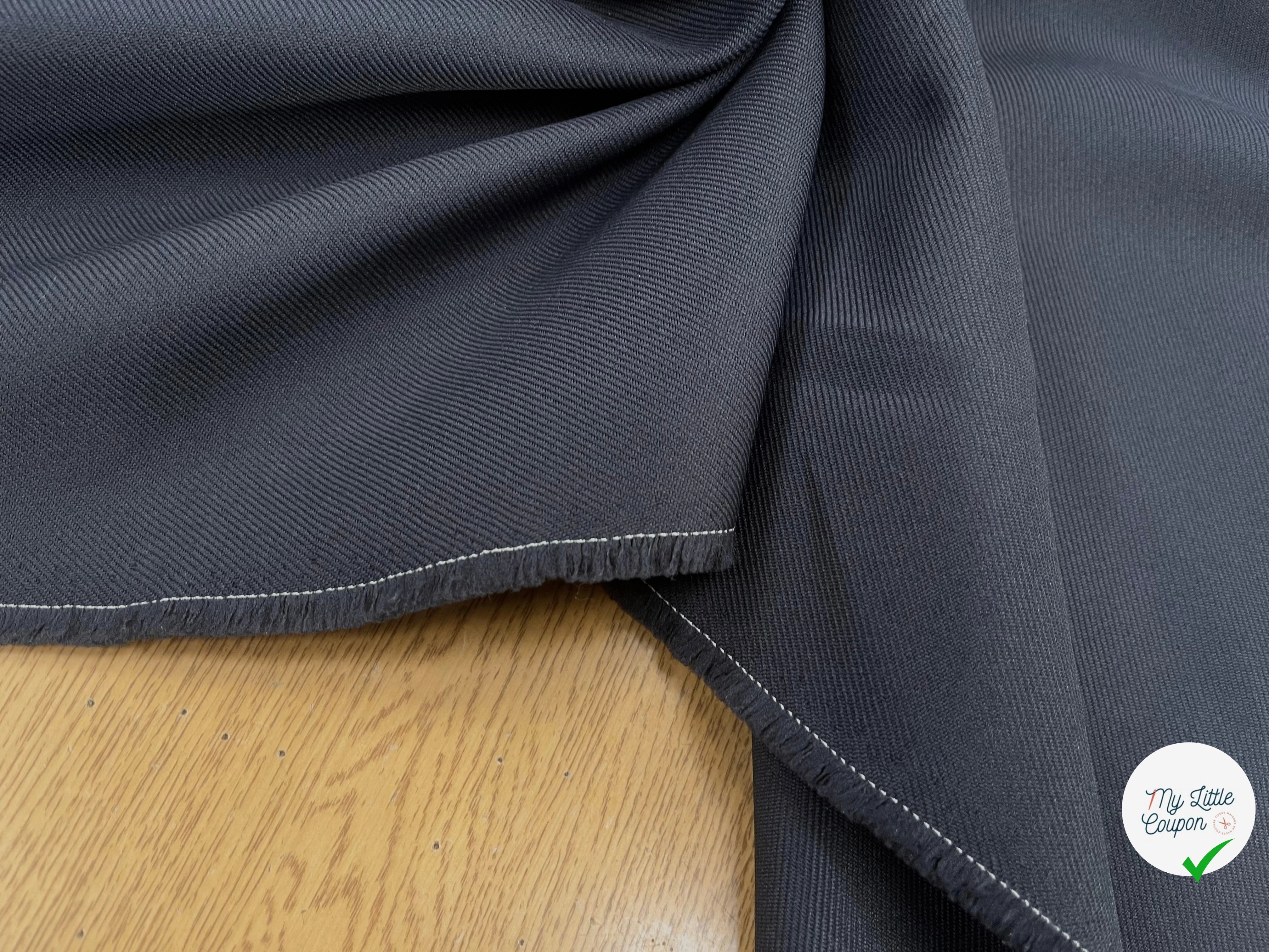 GABARDINE LOURDE STRIÉE DENIM JAPAN - My Little Coupon