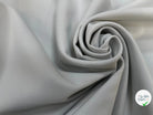 GABARDINE LOURDE STRIÉE DIRTY WHITE POLYESTER - My Little Coupon