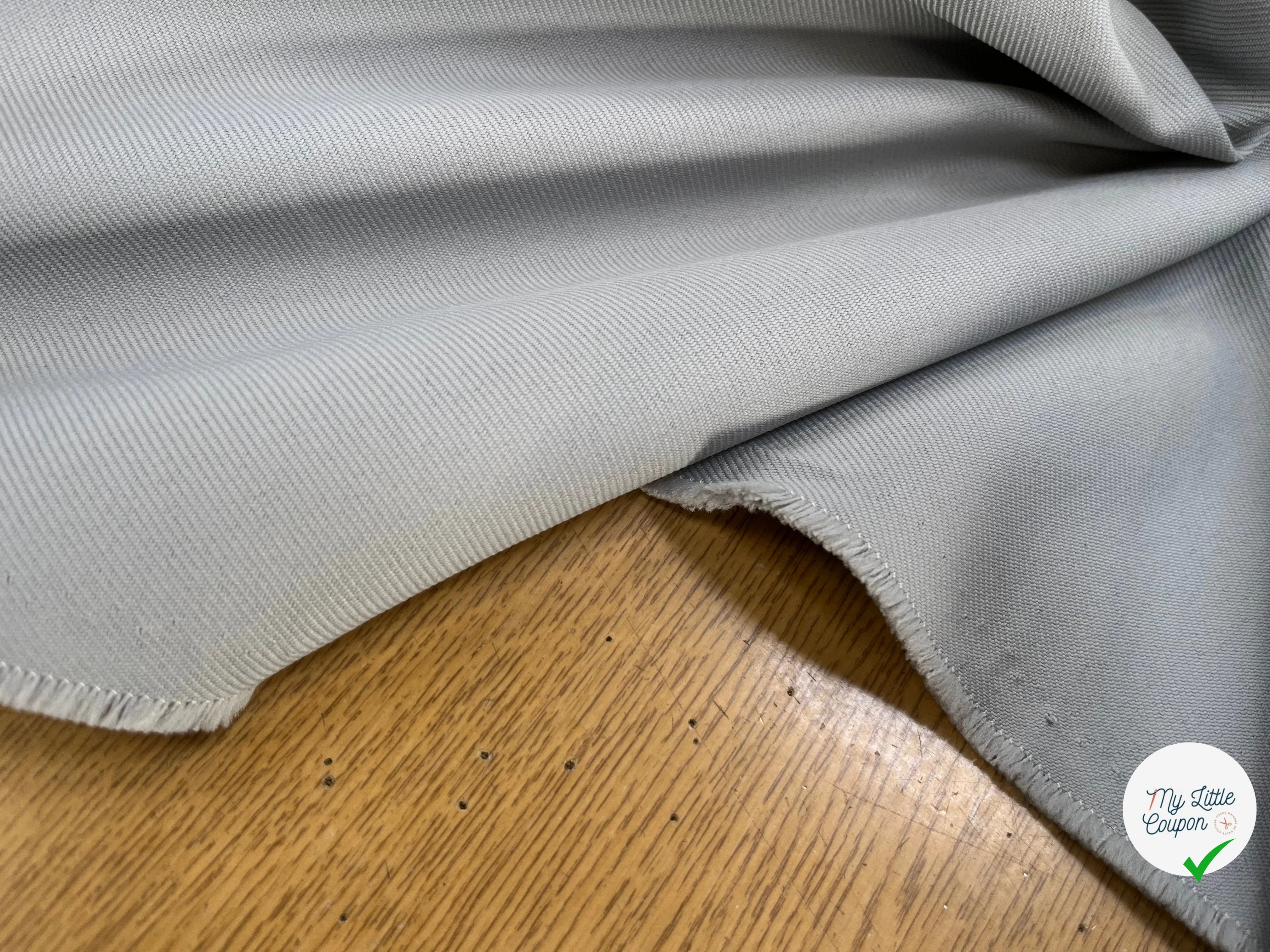 GABARDINE LOURDE STRIÉE GRIS JAPAN - My Little Coupon