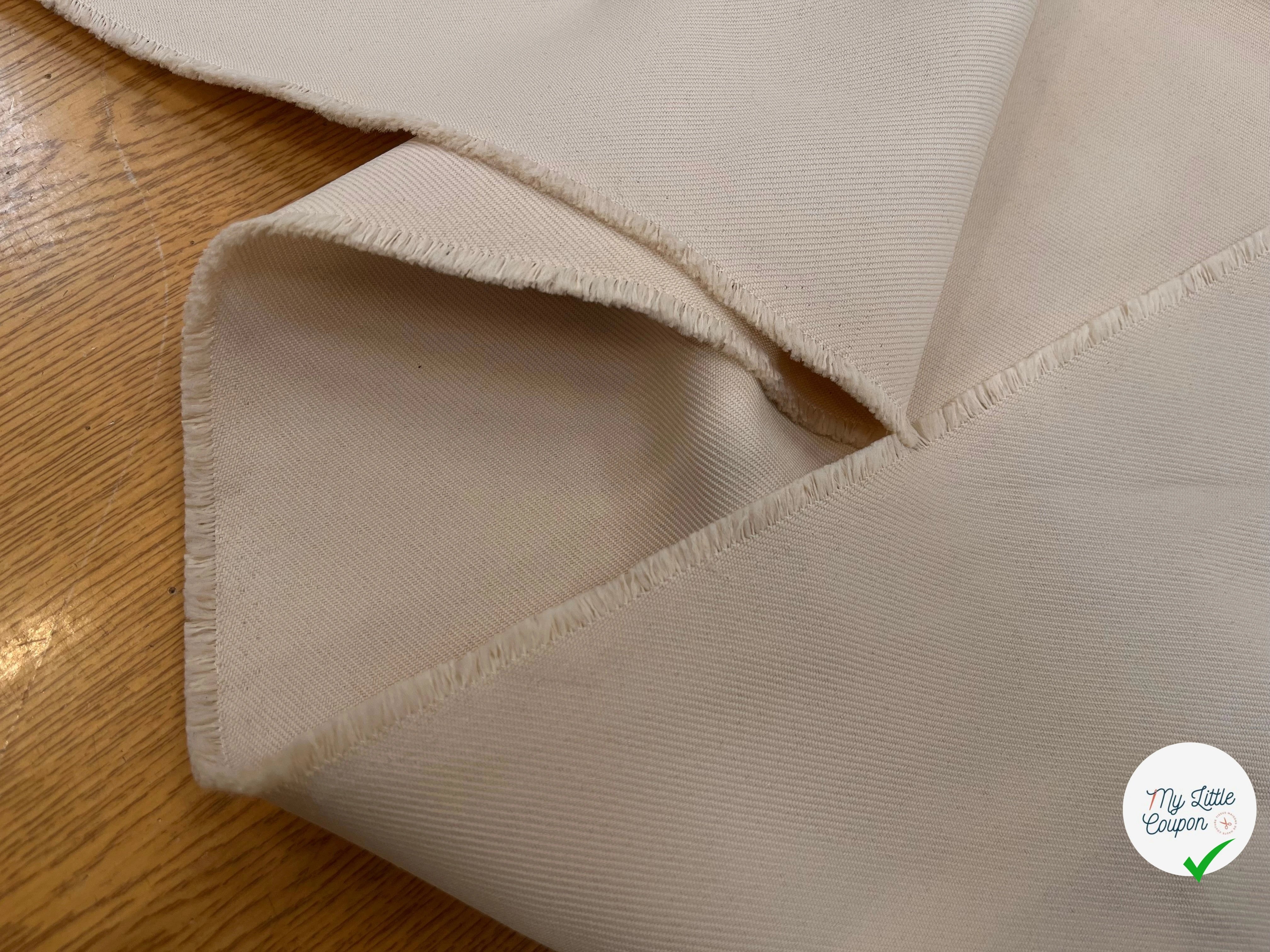 GABARDINE LOURDE STRIÉE LIGHT SAND JAPAN - My Little Coupon