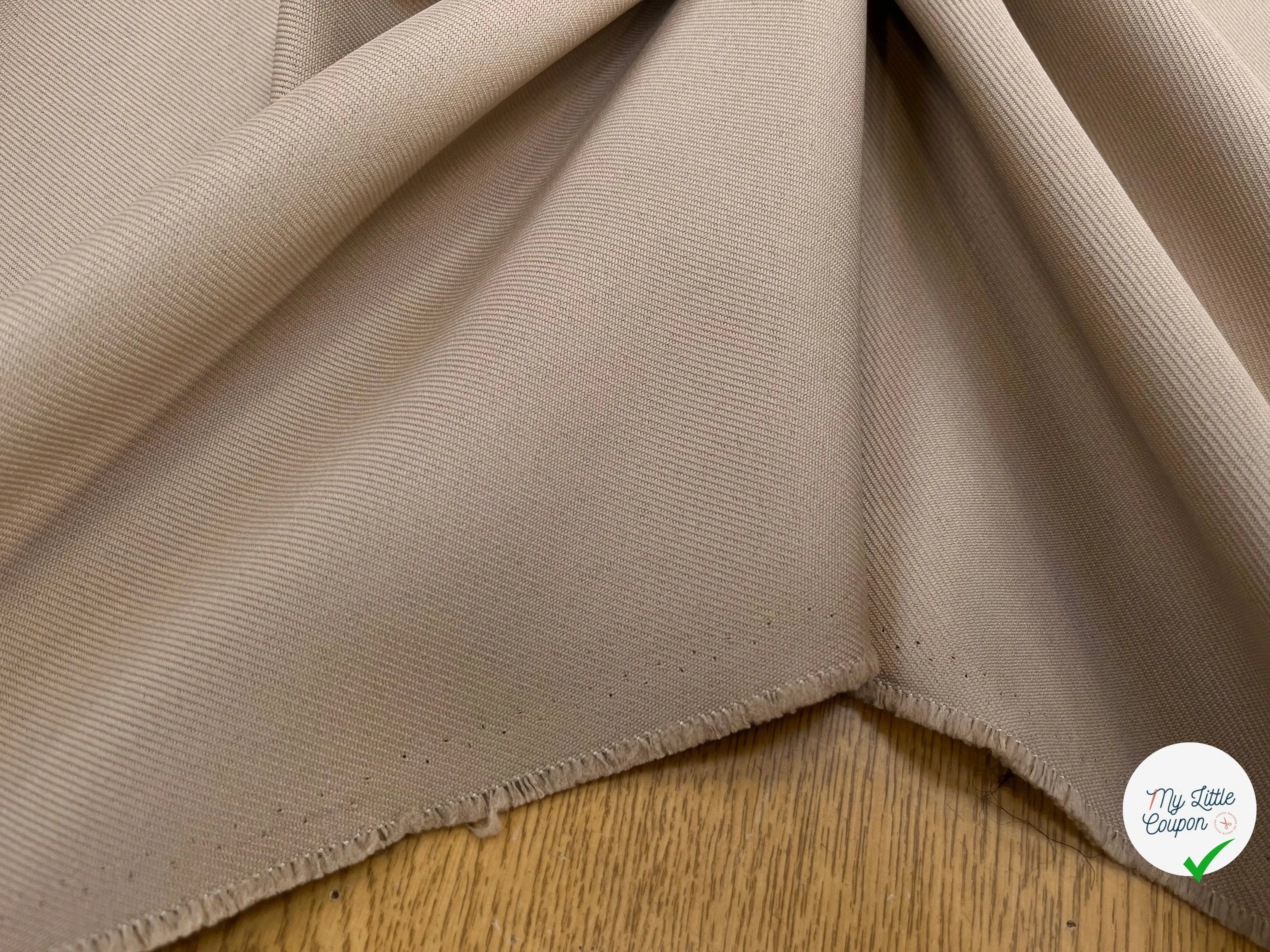 GABARDINE LOURDE STRIÉE SABLE JAPAN - My Little Coupon