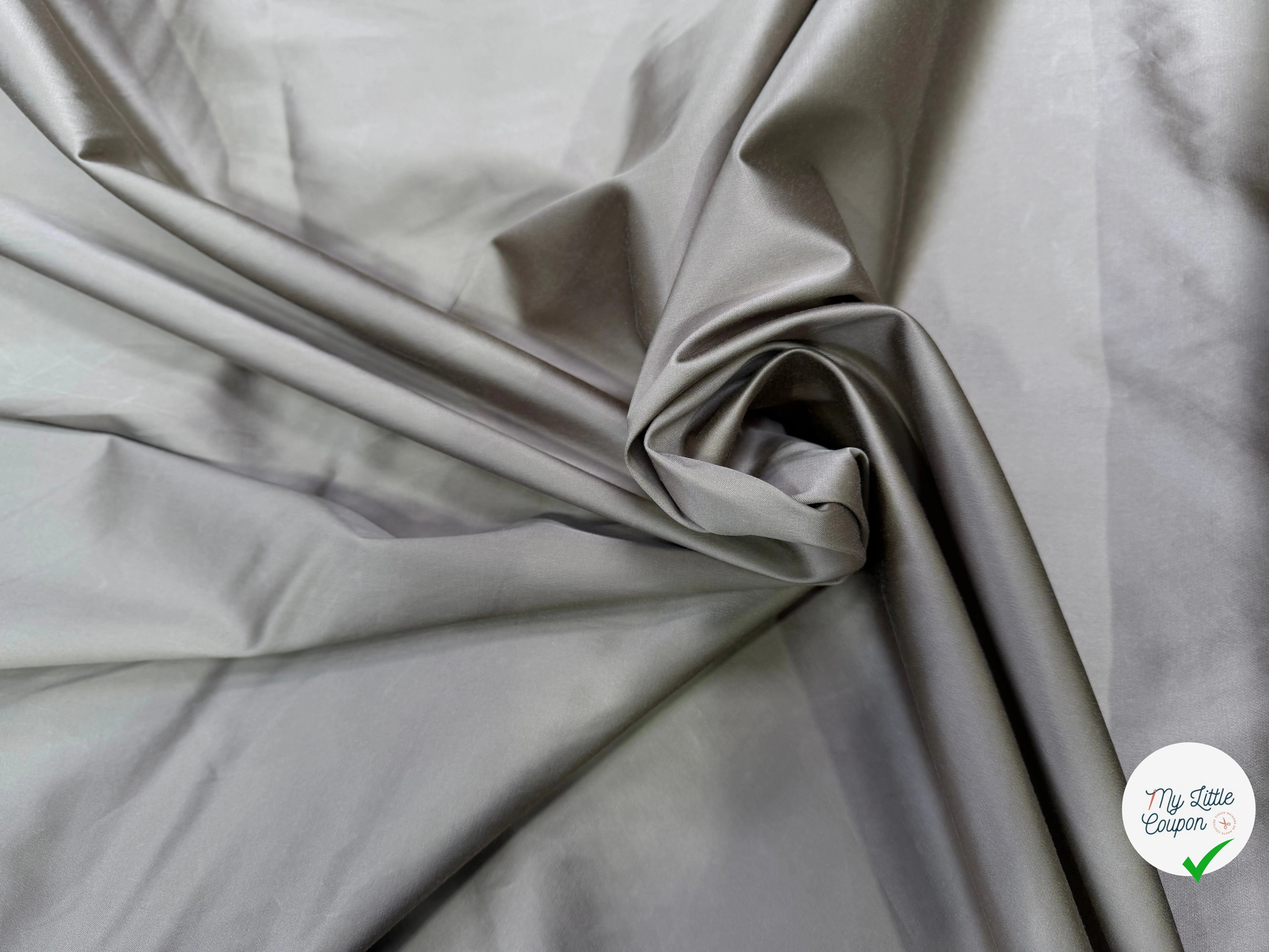 GABARDINE PEAU DE PECHE BEIGE REVERSIBLE - My Little Coupon