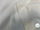 GABARDINE PIQUÉE EFFET CRAQUANTE BLANC PLÂTRE - My Little Coupon