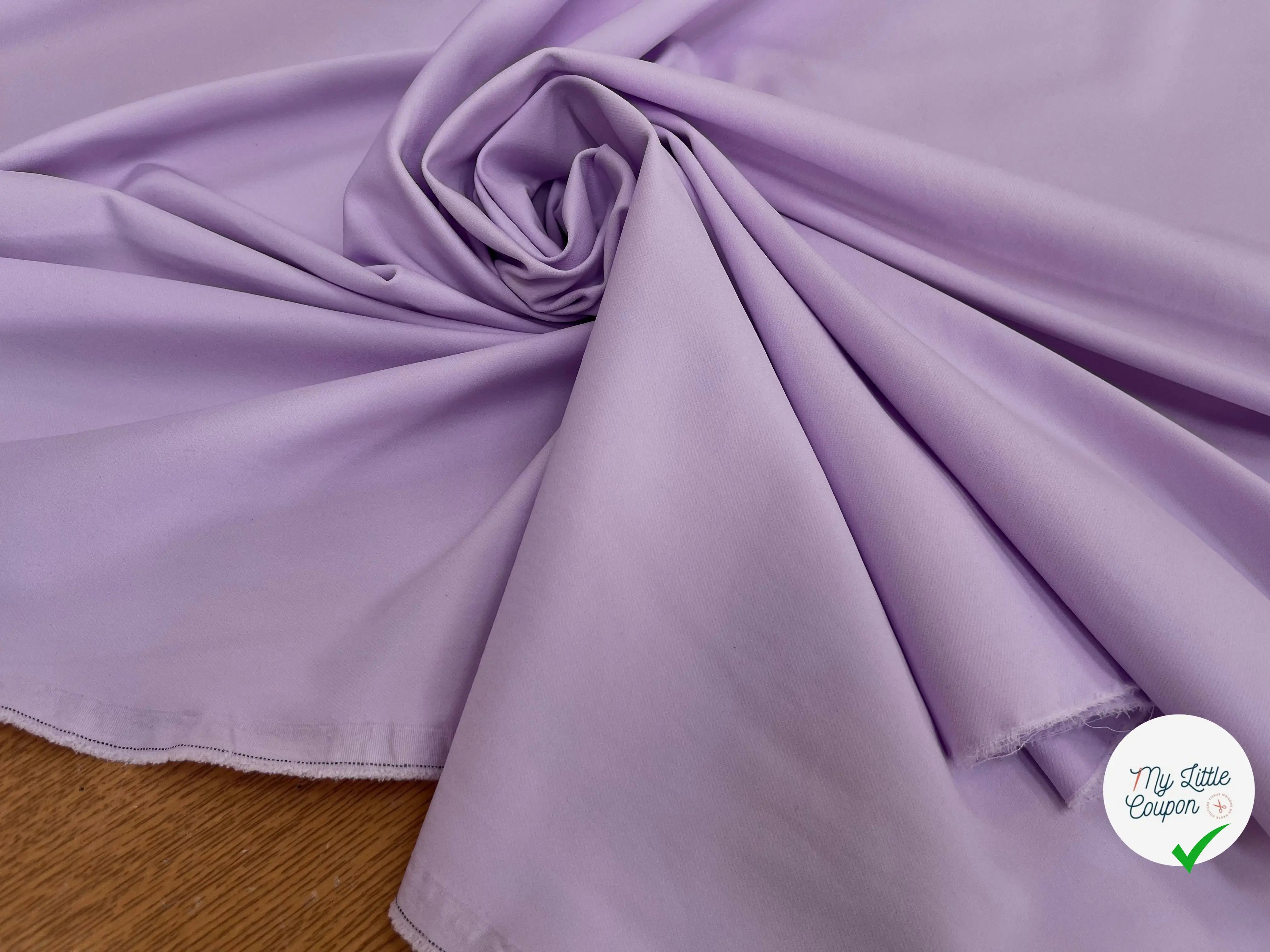 GABARDINE POLYAMIDE ULTRA STRETCH PINK CLAIR - My Little Coupon