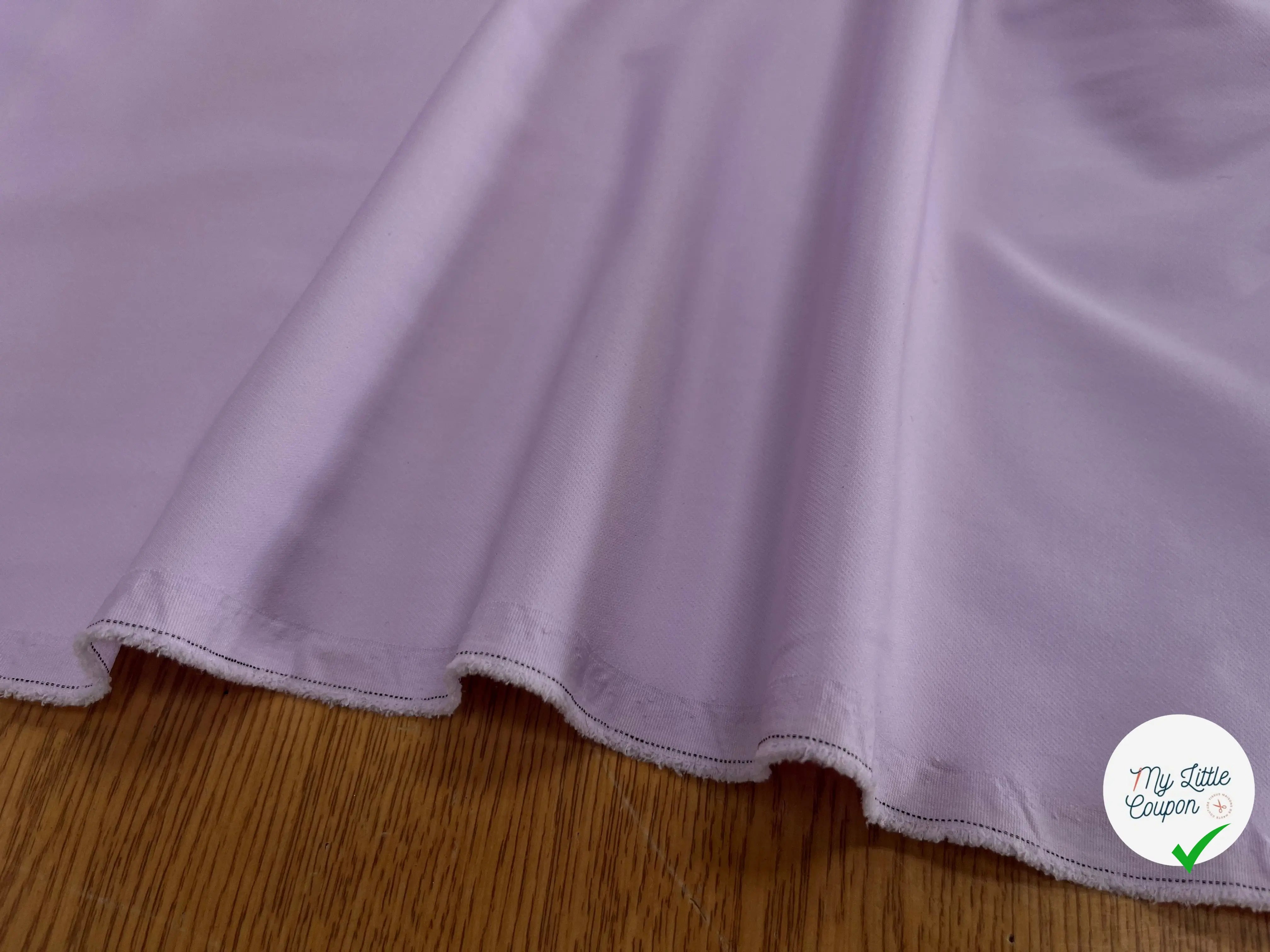 GABARDINE POLYAMIDE ULTRA STRETCH PINK CLAIR - My Little Coupon