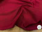 GABARDINE POLYCOTON ROUGE JAPON - My Little Coupon