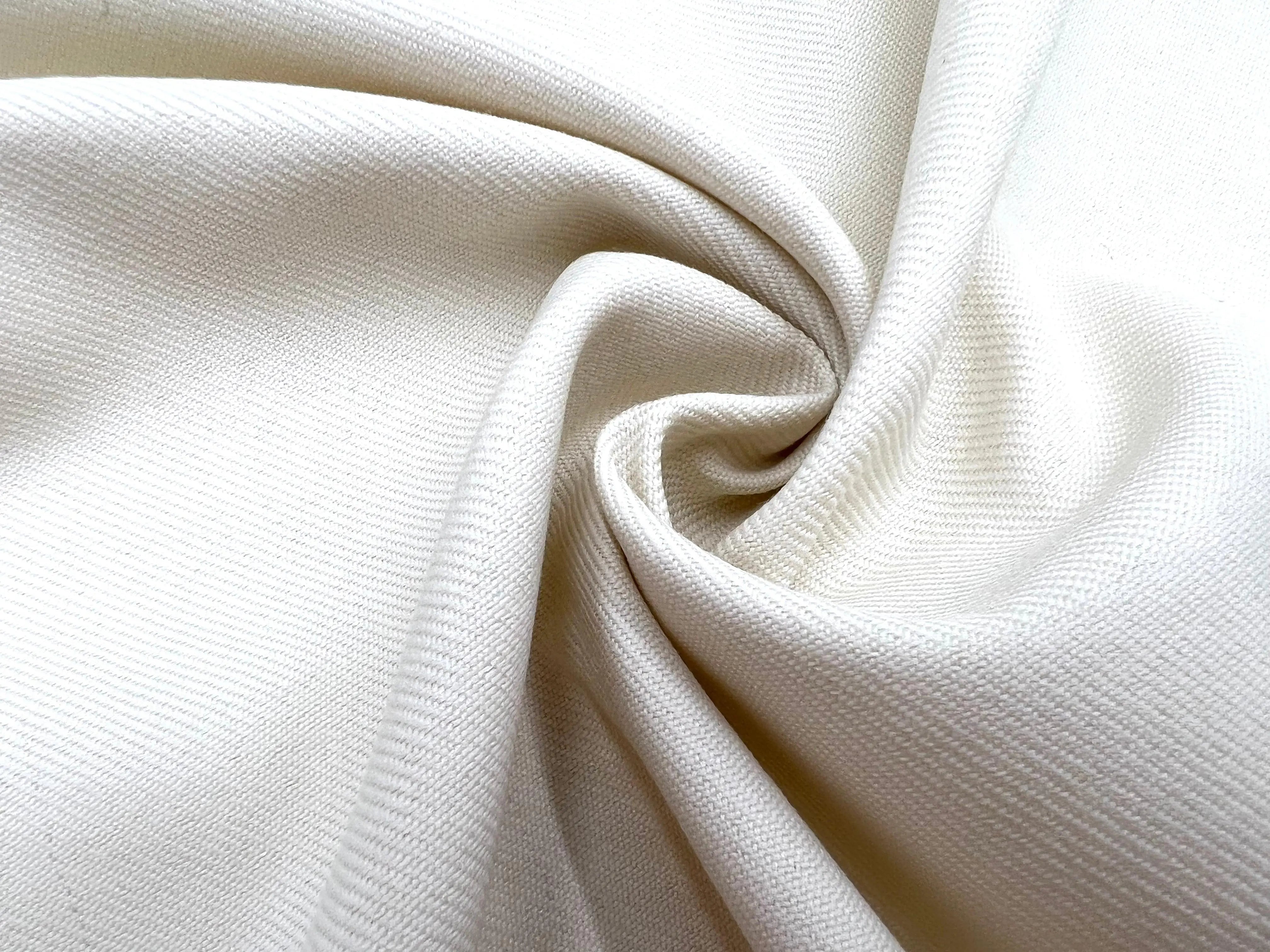 GABARDINE POLYESTER BLANC CASSÉ QUALITÉ JAPON PRESTIGE - My Little Coupon - tissu - coudre
