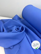 GABARDINE POLYESTER BLEU PRUSSE - My Little Coupon