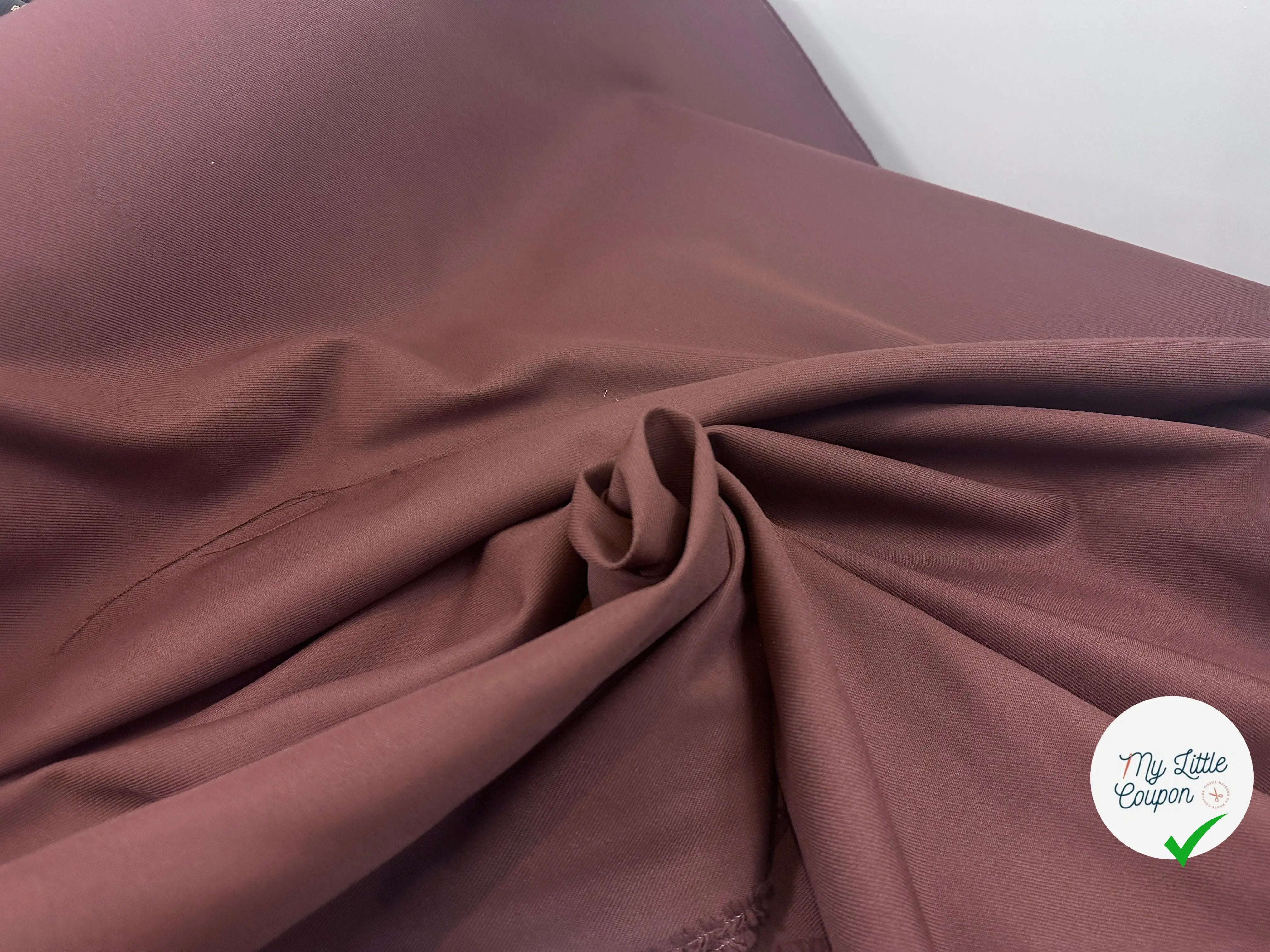 GABARDINE POLYESTER CACAO MSO