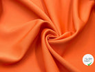 GABARDINE POLYESTER JAPON FINEMENT SERGÉE ET ORANGÉE - My Little Coupon - tissu - coudre