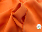 GABARDINE POLYESTER JAPON FINEMENT SERGÉE ET ORANGÉE - My Little Coupon - tissu - coudre