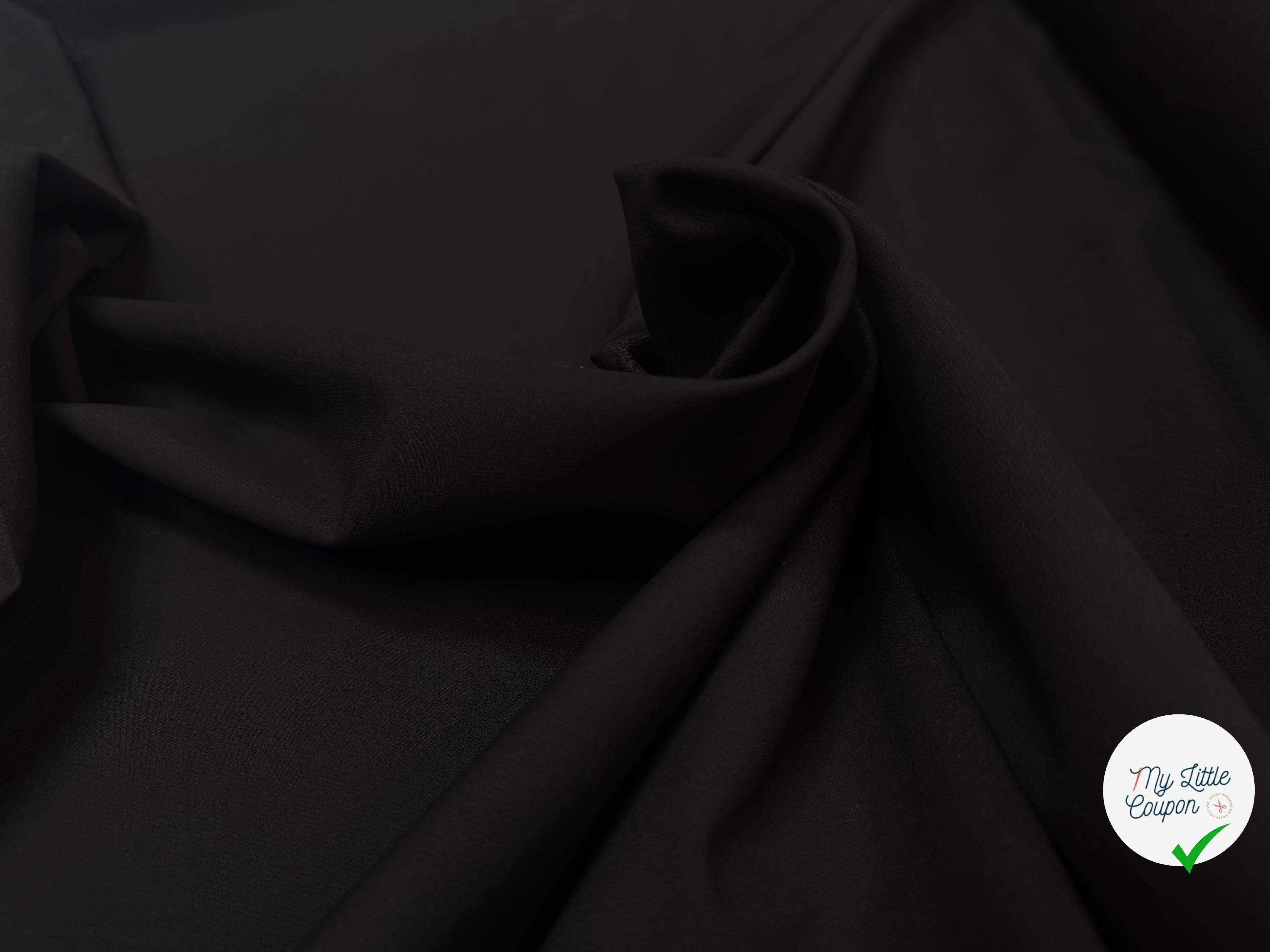 GABARDINE POLYESTER VISCOSE PRATO - My Little Coupon