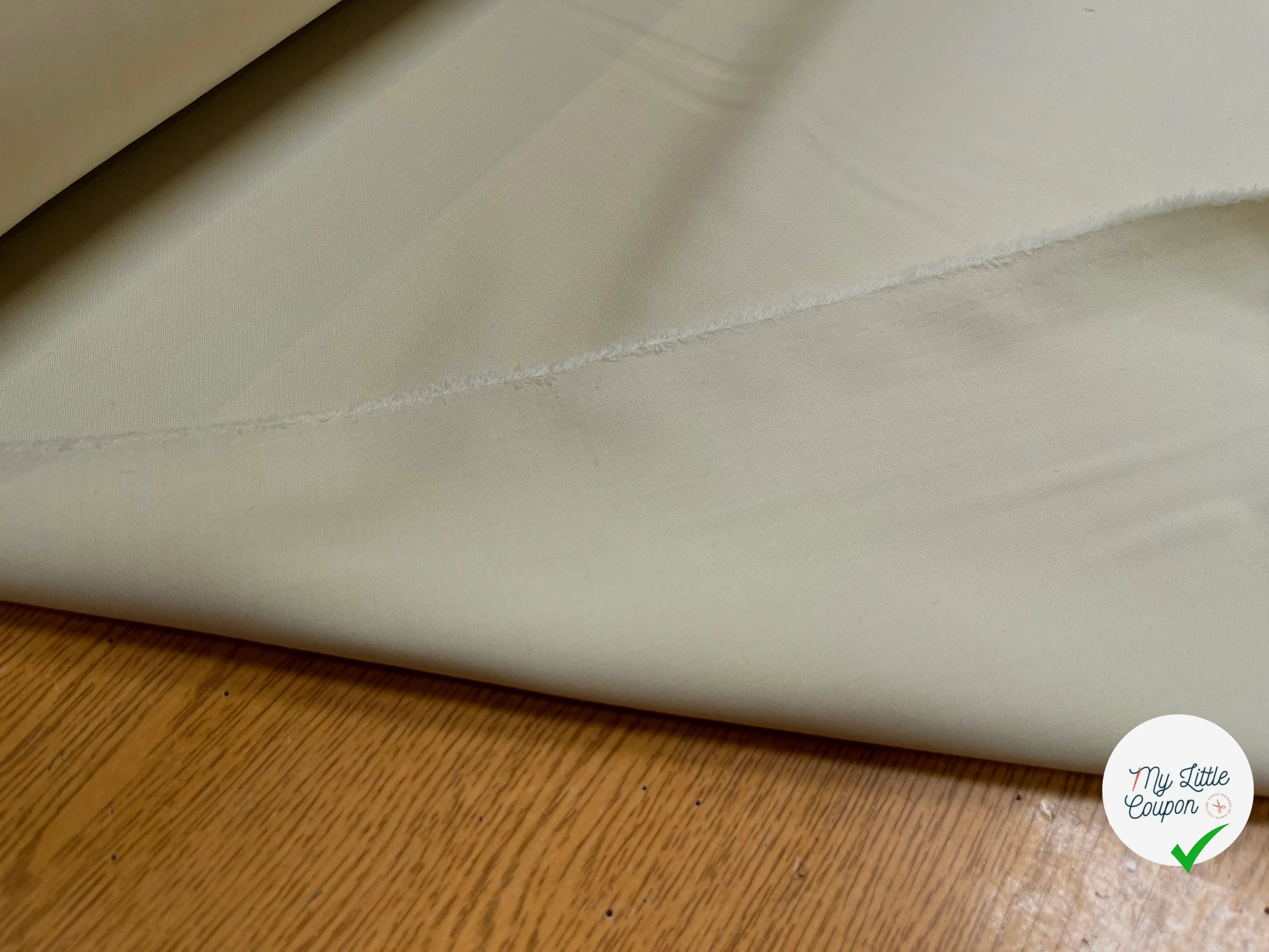 GABARDINE POLYLAINE 41% LAINE VIERGE OYSTER GRIS - My Little Coupon