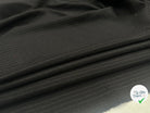 GABARDINE PURE LAINE NOIRE PIN STRIPES GRIS MLC INTERN