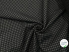 GABARDINE REBRODEE DE CARREAUX GRIS ANTHRACITE - My Little Coupon - tissu - coudre