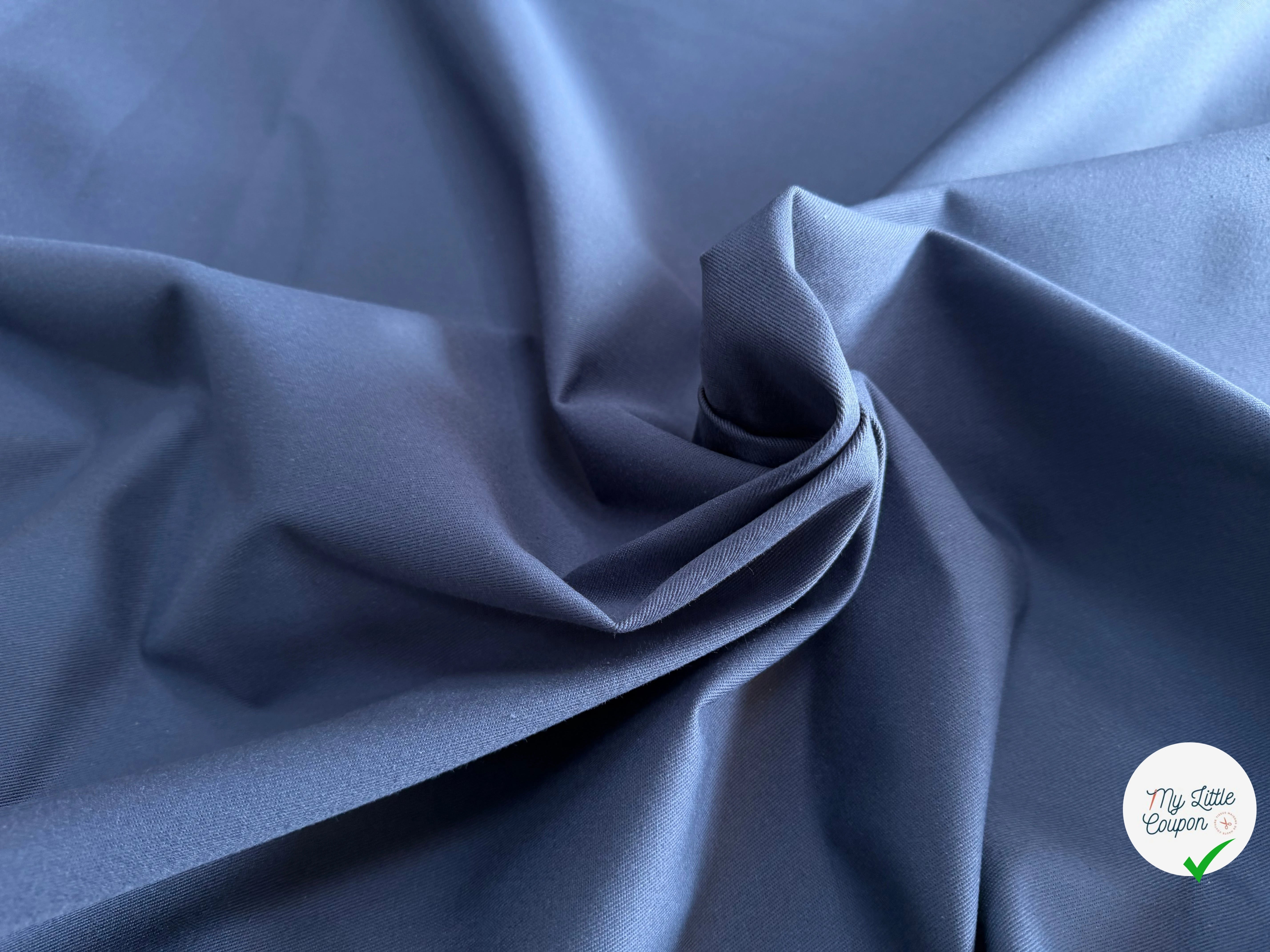GABARDINE SERGÉE 100% COTON DENIM 835 150 CM - My Little Coupon