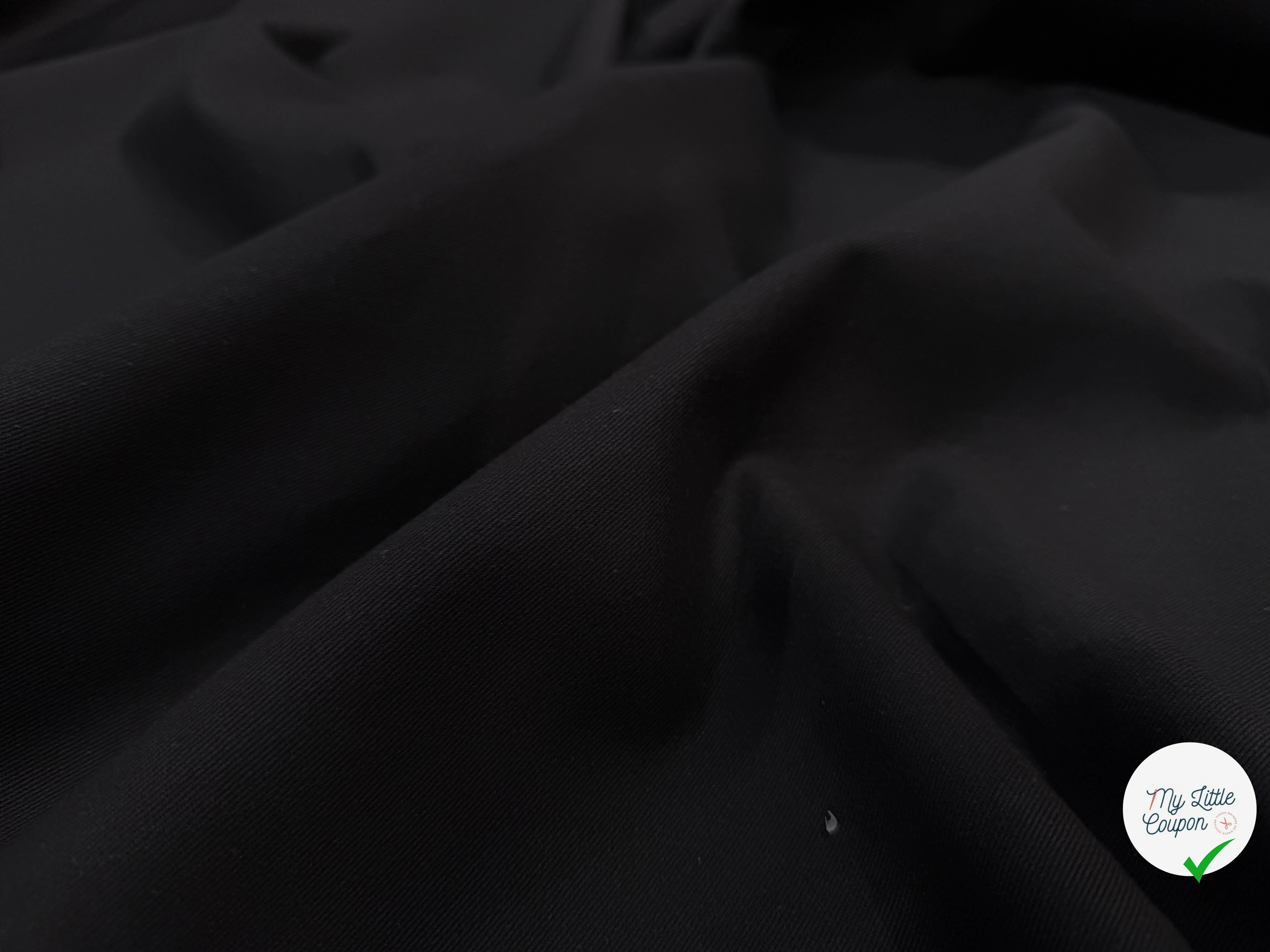 GABARDINE SERGÉE CARBONE 861 1ERE PROD 150 CM - My Little Coupon