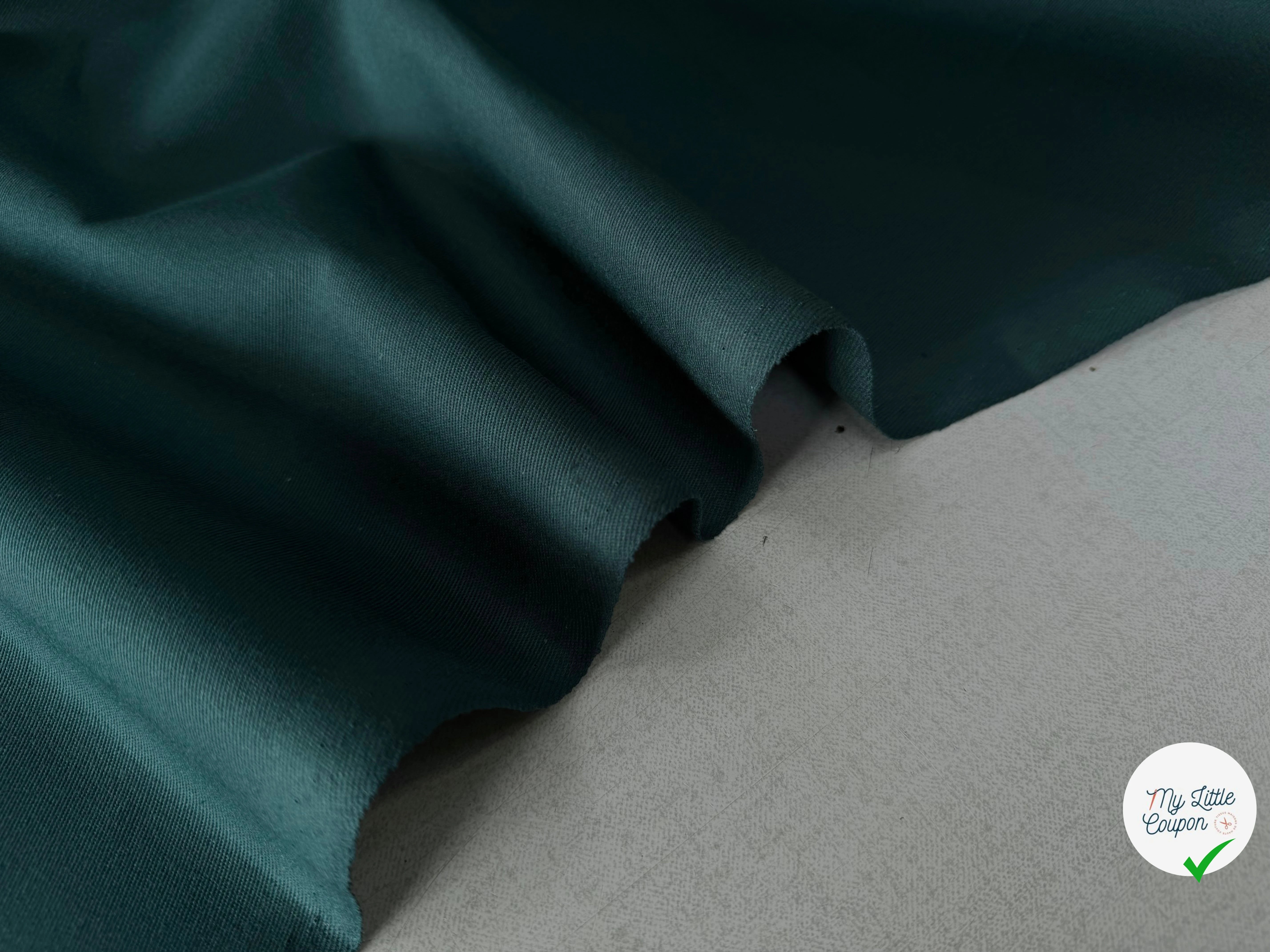 GABARDINE SERGÉE COLVERT 865 150 CM - My Little Coupon