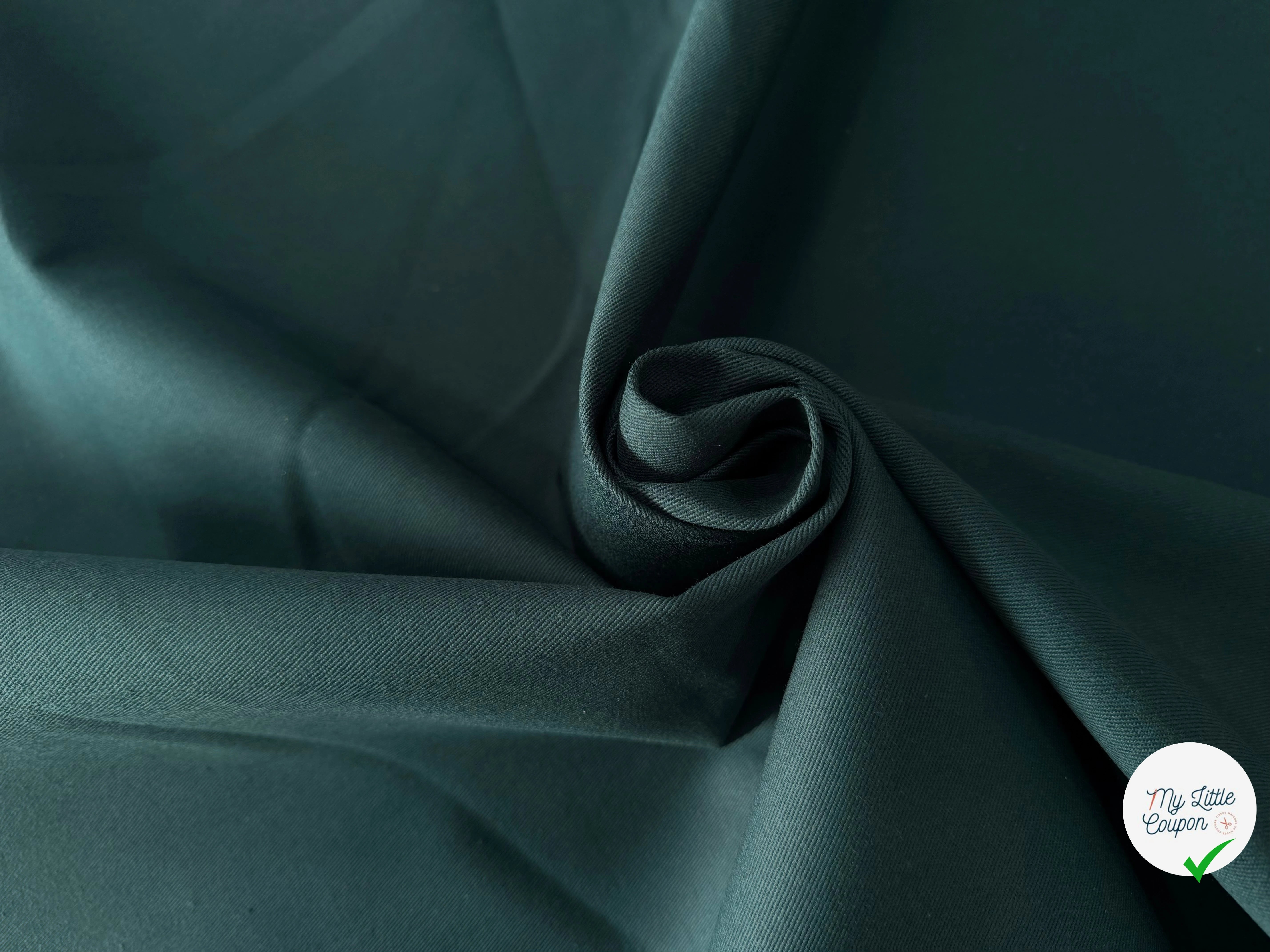 GABARDINE SERGÉE COLVERT 865 150 CM - My Little Coupon