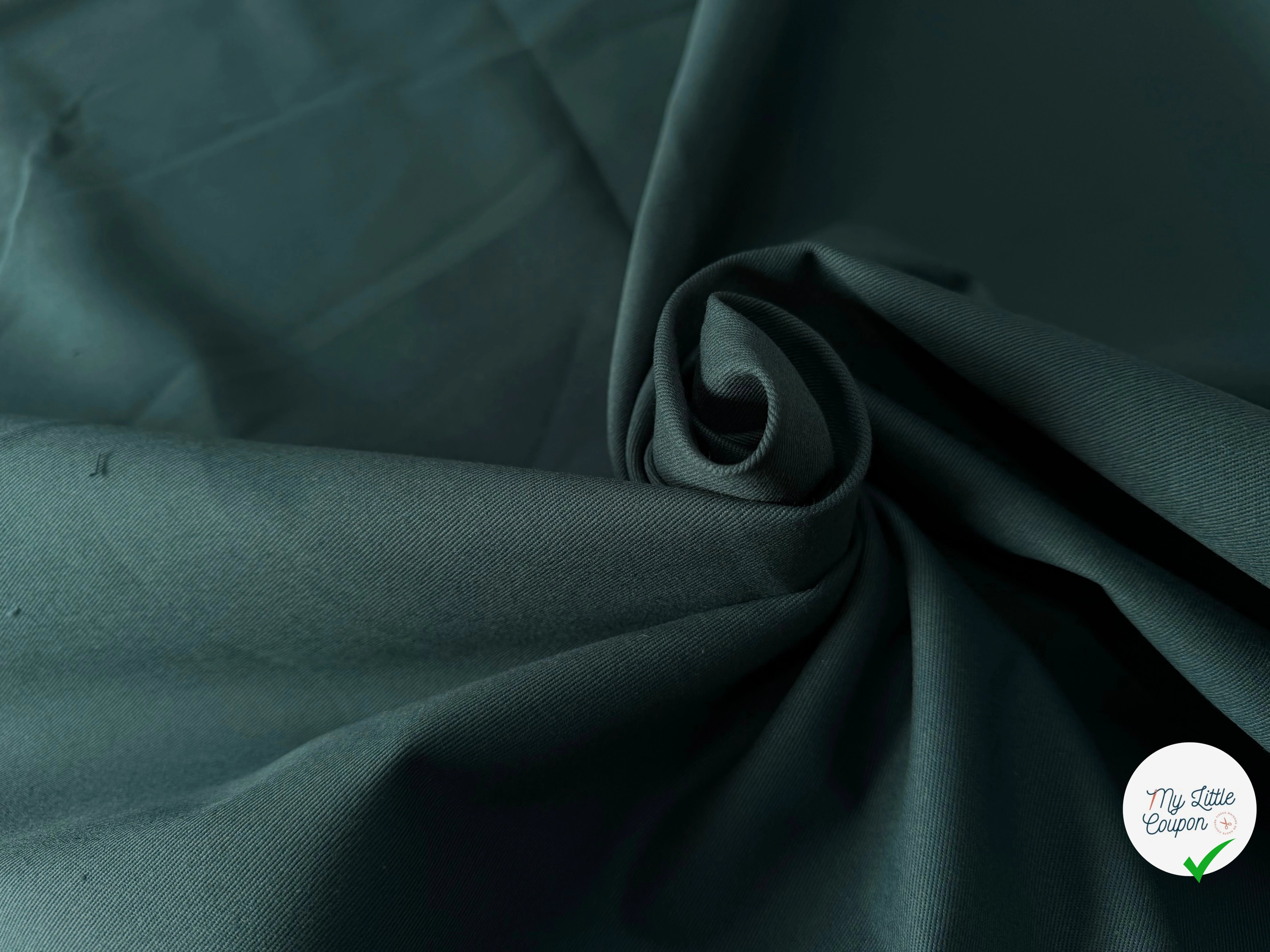 GABARDINE SERGÉE COLVERT 865 150 CM - My Little Coupon