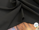 GABARDINE SOUPLE NOIR PROFOND RIOPELE - My Little Coupon