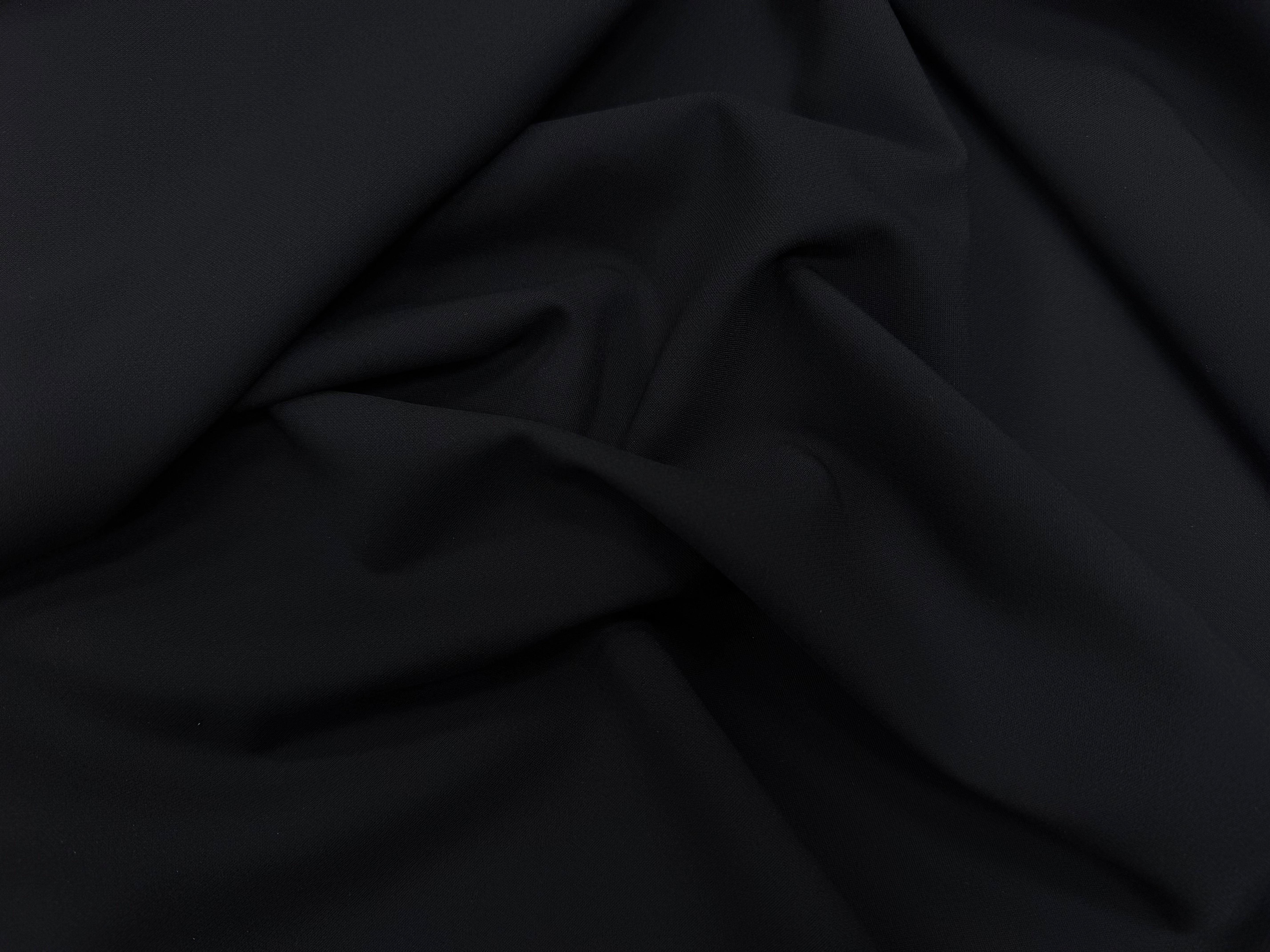 GABARDINE STRECH UNI NOIR - My Little Coupon