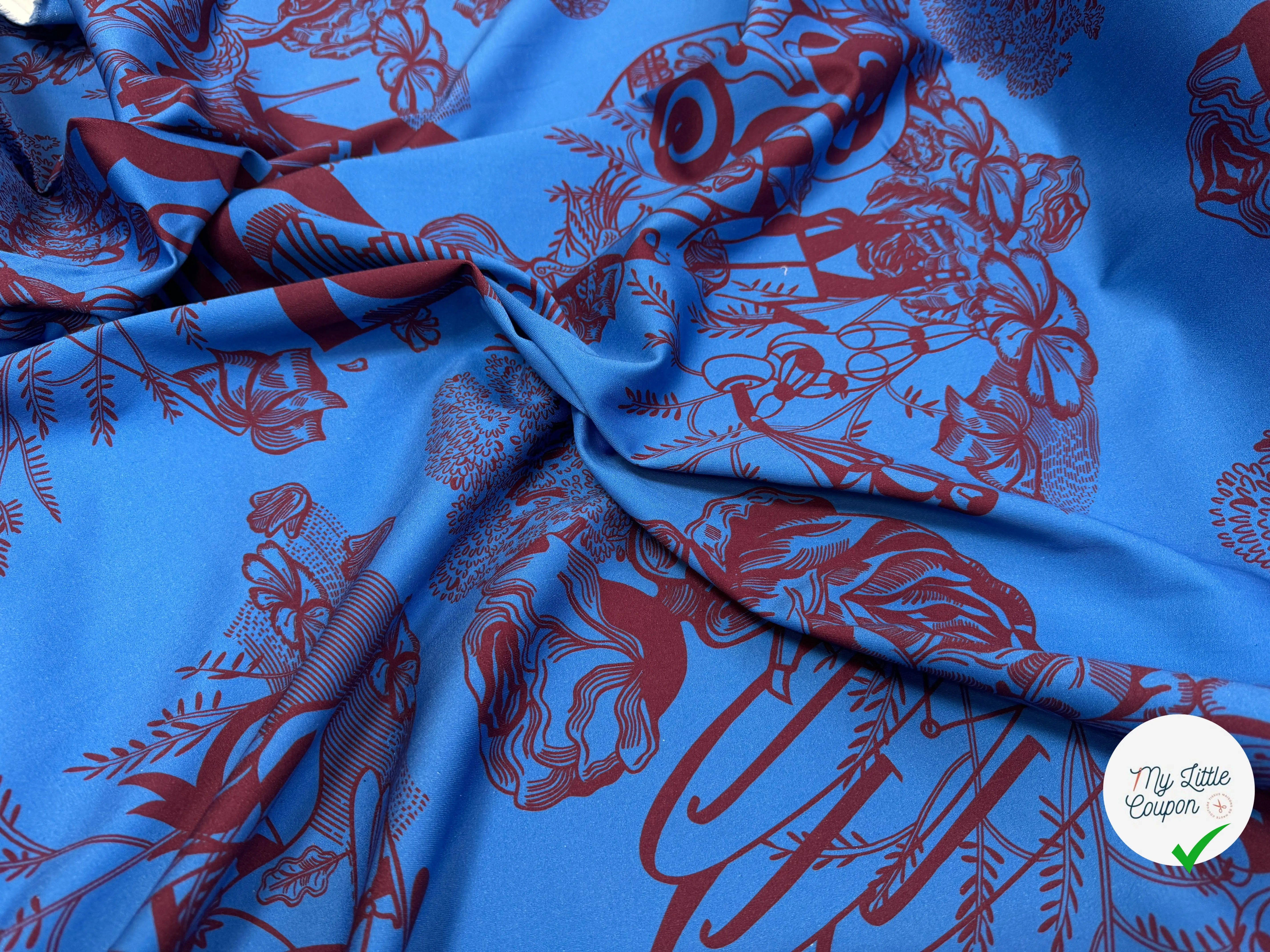 GABARDINE STRETCH DE COTON CREATORE - My Little Coupon