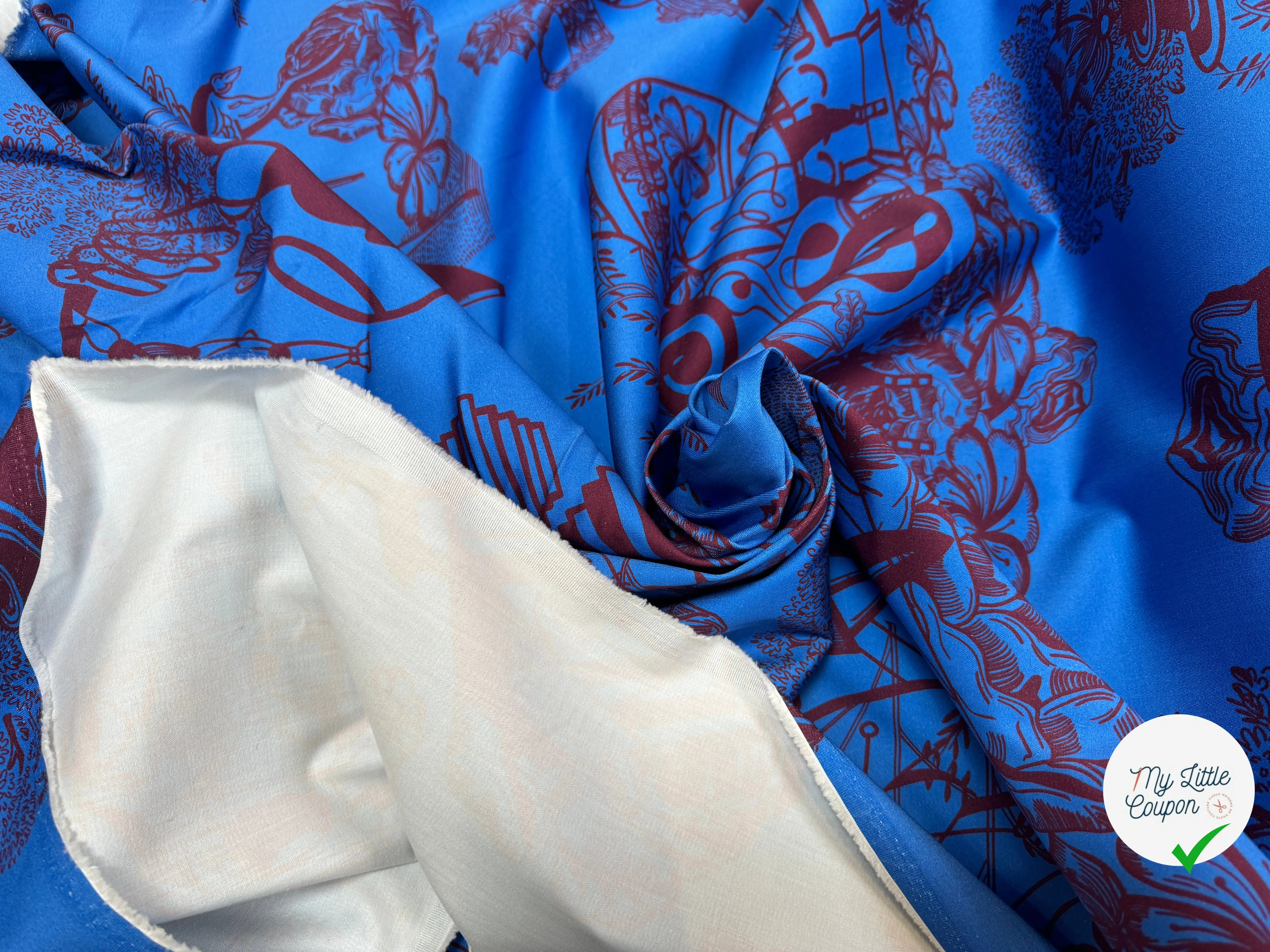 GABARDINE STRETCH DE COTON CREATORE - My Little Coupon