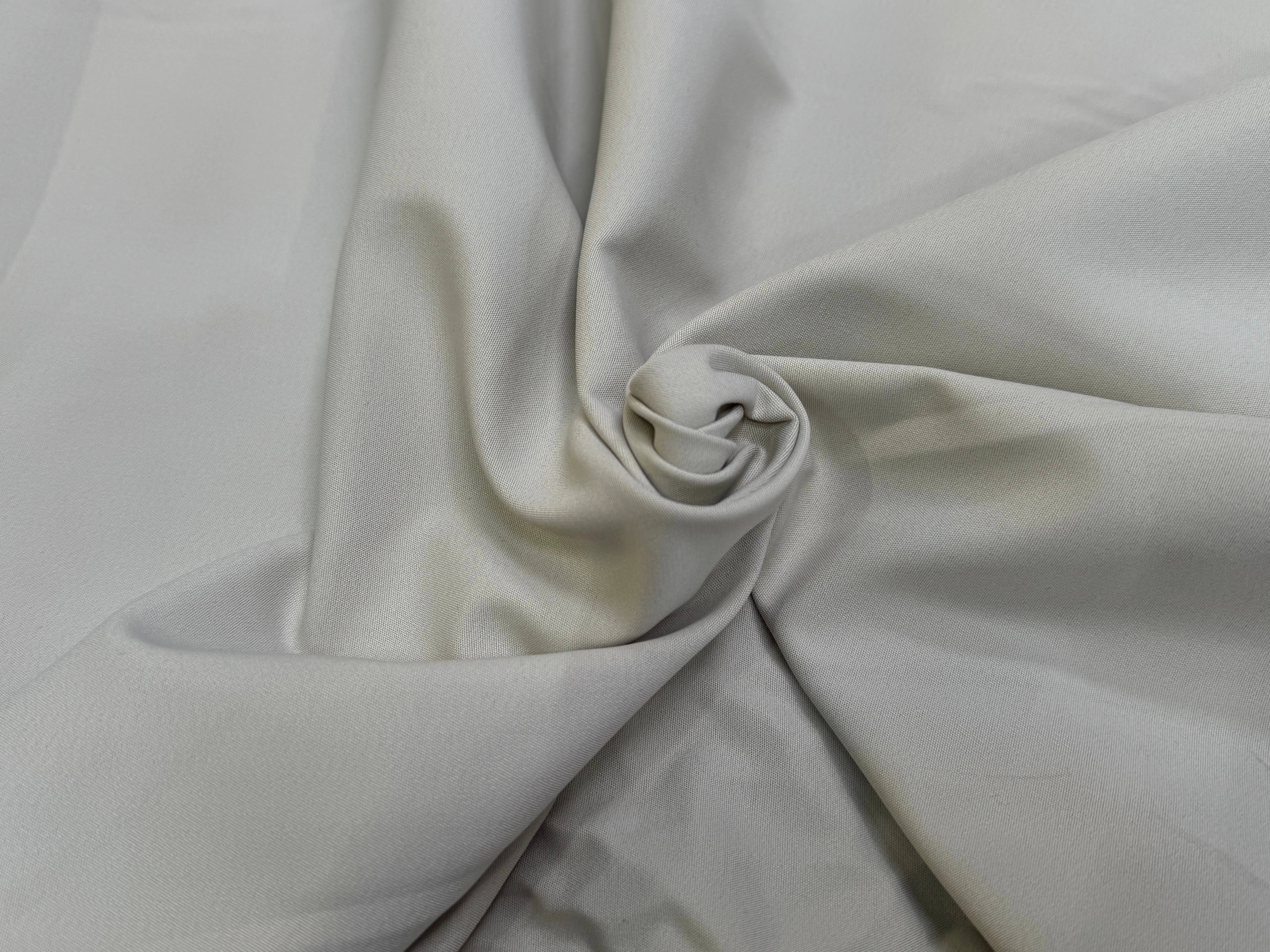 GABARDINE STRETCH POLYVISCOSE BEIGE MAKURIA - My Little Coupon
