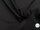 GABARDINE STRETCH POLYVISCOSE UNI GRATTÉE NOIR - My Little Coupon