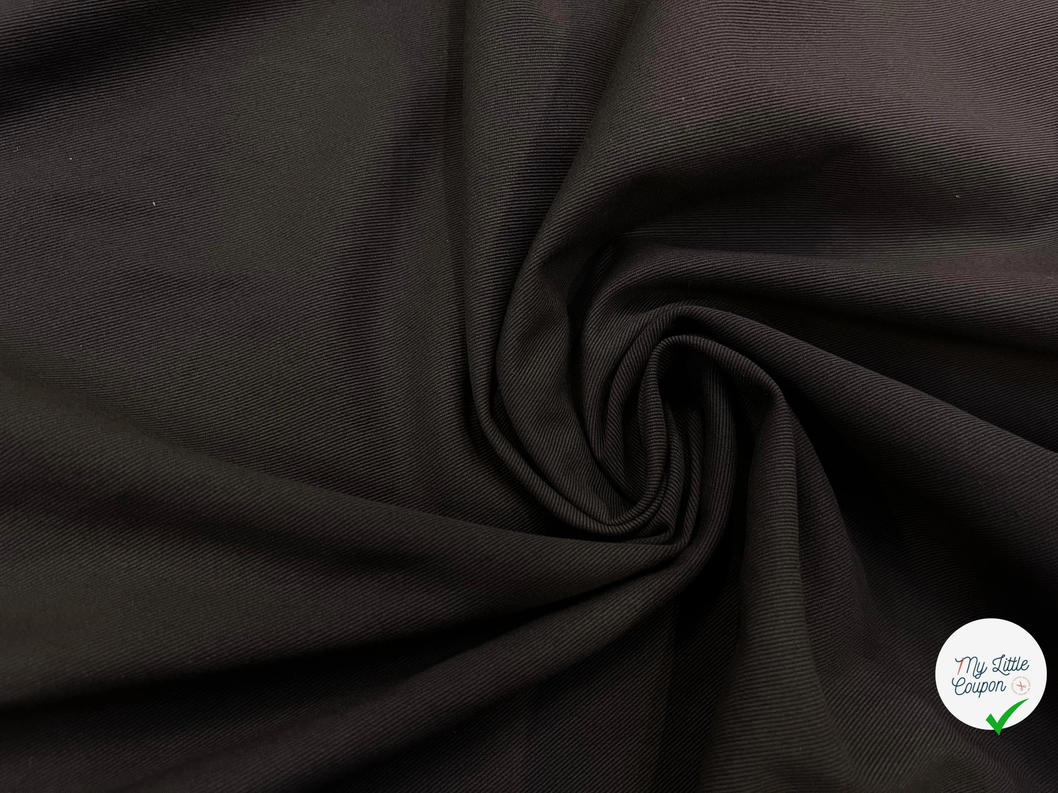 GABARDINE STRIÉE CHOCOLAT 140CM - My Little Coupon