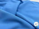 GABARDINE TECHNIQUE BLEU NATTÉ - My Little Coupon - tissu - coudre