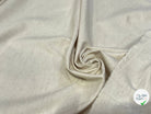 GABRDINE DE COTON ÉCRU CHINÉ 100% COTON 155CM - My Little Coupon