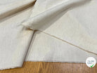 GABRDINE DE COTON ÉCRU CHINÉ 100% COTON 155CM - My Little Coupon