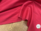 GABRDINE DE COTON ULTRA STRETCH LÉGÈREMENT STRIÉE TRÈS BELLE ROUGE VERT MIGNON - My Little Coupon