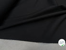 GABRDINE DE LAINE STRETCH UNI NOIR - My Little Coupon