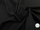 GABRDINE DE LAINE STRETCH UNI NOIR - My Little Coupon