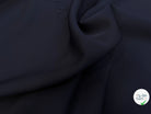 GABRDINE LOURDE SOUPLE POLYESTER MARINE 130CM - My Little Coupon