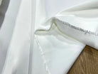 GABRDINE ULTRA STRETCH BLANC BELLE TENUE 140CM - My Little Coupon