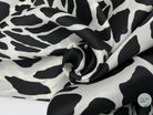 GAZAR DE SOIE IMPRIMÉ GIRAFE FOND BLANC - My Little Coupon - tissu - coudre